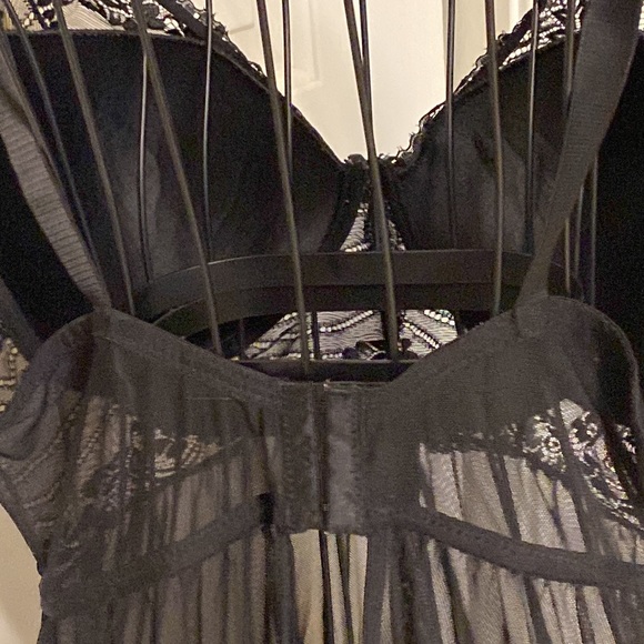 daisy fuentes 1X short black nightie - Picture 3 of 6